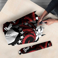 Personalised Cook Islands Atiu Enuamanu Umbrella Tiare Maori Polynesian Waves Tattoo