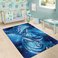 New Zealand Humpback Whale Matariki Area Rug Maori New Year Taniko Niho Taniwha LT14 - Polynesian Pride