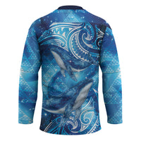 New Zealand Humpback Whale Matariki Hockey Jersey Maori New Year Taniko Niho Taniwha