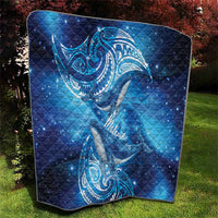 New Zealand Humpback Whale Matariki Quilt Maori New Year Taniko Niho Taniwha LT14 - Polynesian Pride