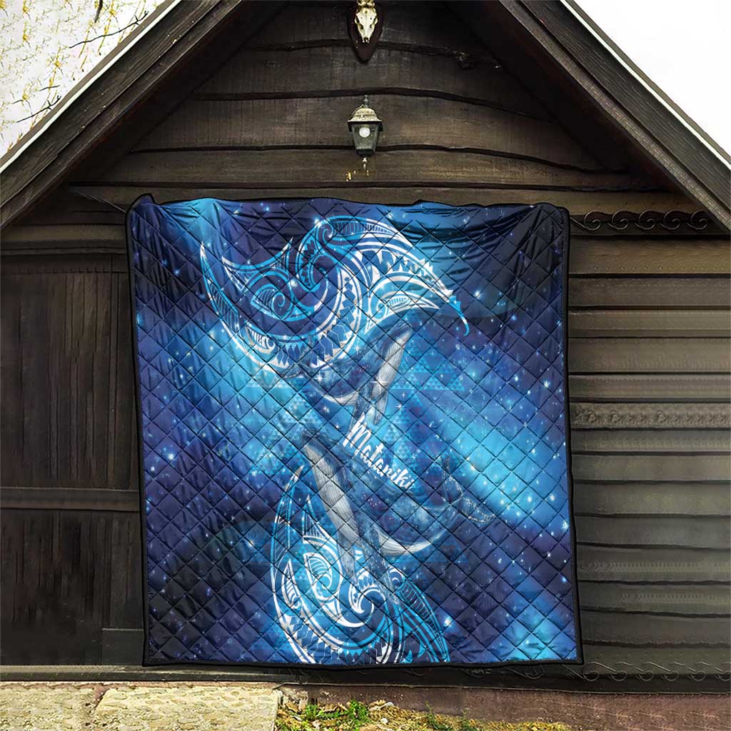 New Zealand Humpback Whale Matariki Quilt Maori New Year Taniko Niho Taniwha LT14 - Polynesian Pride