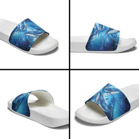 New Zealand Humpback Whale Matariki Slide Sandals Maori New Year Taniko Niho Taniwha LT14 - Polynesian Pride