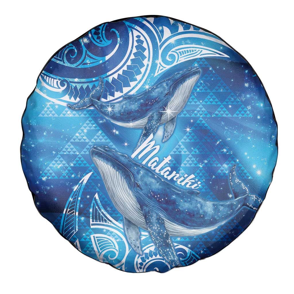 New Zealand Humpback Whale Matariki Spare Tire Cover Maori New Year Taniko Niho Taniwha