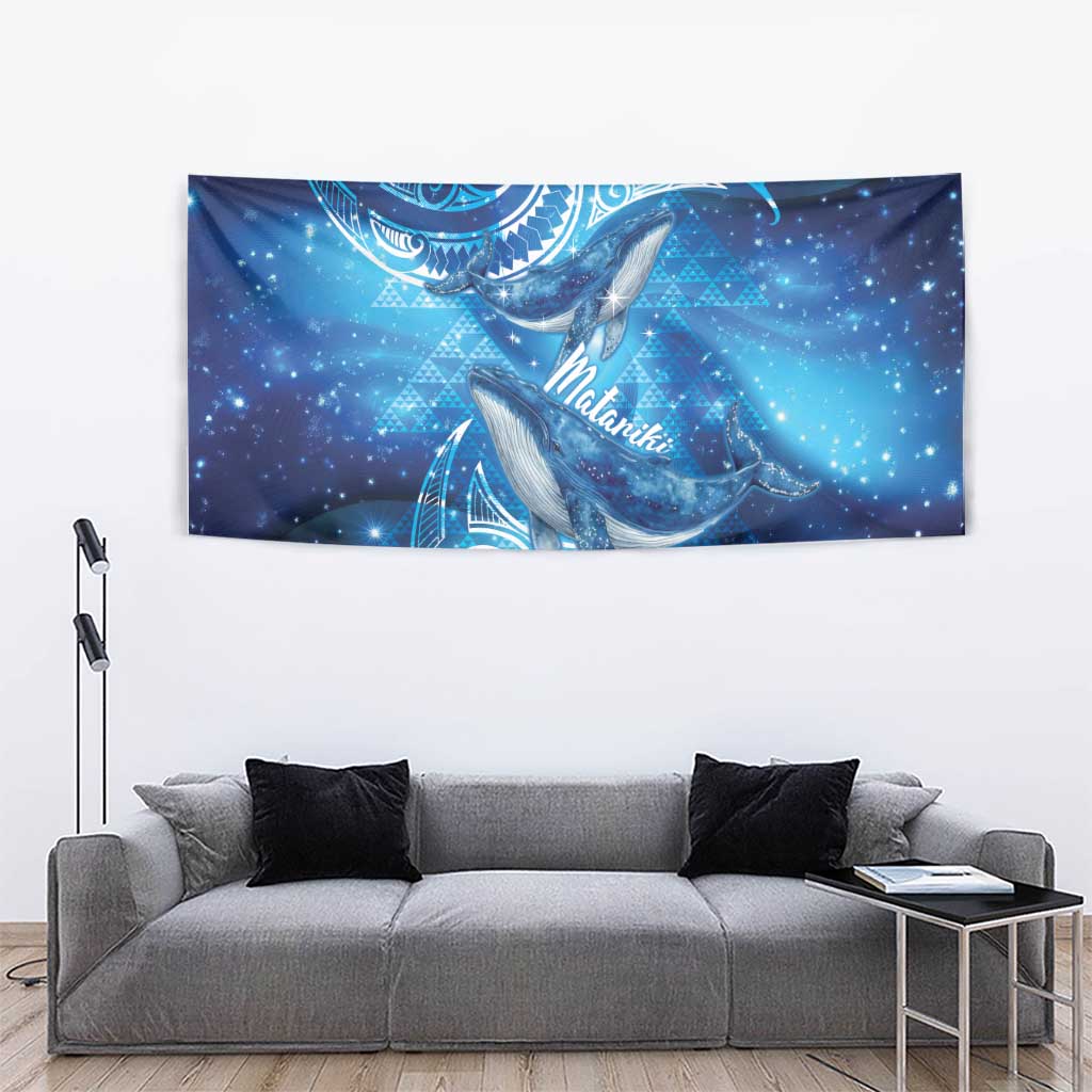 New Zealand Humpback Whale Matariki Tapestry Maori New Year Taniko Niho Taniwha LT14 - Polynesian Pride