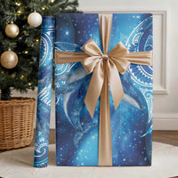 New Zealand Humpback Whale Matariki Wrapping Paper Maori New Year Taniko Niho Taniwha LT14 - Polynesian Pride
