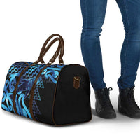 Humpback Whale Matariki New Zealand Travel Bag NZ Maori Paikea Poutama Luxury Blue