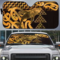 Humpback Whale Matariki New Zealand Auto Sun Shade NZ Maori Paikea Poutama Luxury Gold
