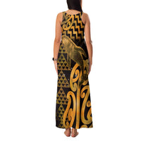 Humpback Whale Matariki New Zealand Family Matching Tank Maxi Dress and Hawaiian Shirt NZ Maori Paikea Poutama Luxury Gold LT14 - Polynesian Pride