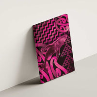 Humpback Whale Matariki New Zealand Canvas Wall Art NZ Maori Paikea Poutama Luxury Pink