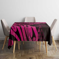 Humpback Whale Matariki New Zealand Tablecloth NZ Maori Paikea Poutama Luxury Pink
