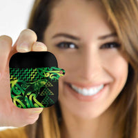 Humpback Whale Matariki New Zealand AirPods Case NZ Maori Paikea Poutama Luxury Green