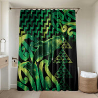 Humpback Whale Matariki New Zealand Bathroom Set NZ Maori Paikea Poutama Luxury Green