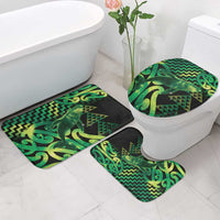Humpback Whale Matariki New Zealand Bathroom Set NZ Maori Paikea Poutama Luxury Green