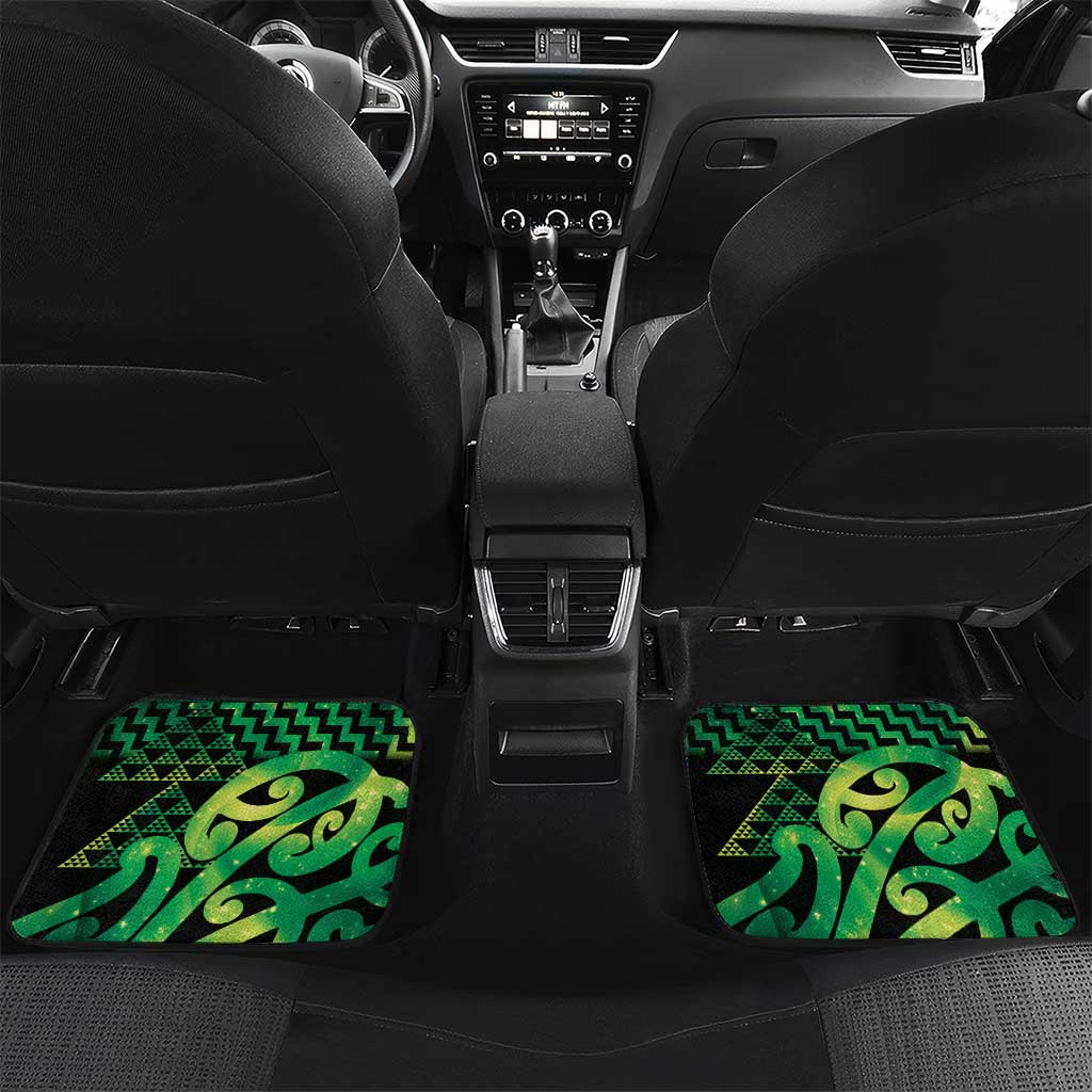 Humpback Whale Matariki New Zealand Car Mats NZ Maori Paikea Poutama Luxury Green