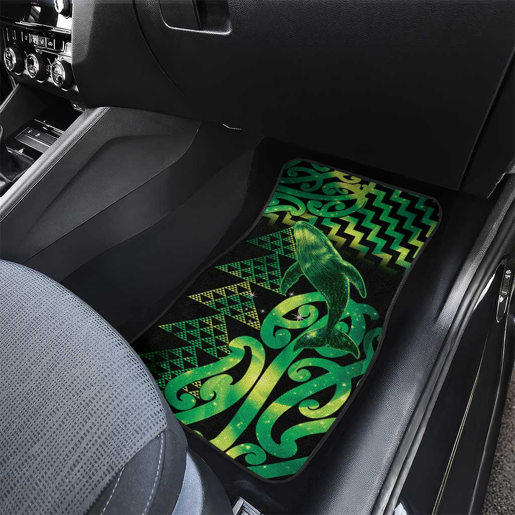 Humpback Whale Matariki New Zealand Car Mats NZ Maori Paikea Poutama Luxury Green
