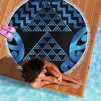 Taniko Motifs Matariki New Zealand Beach Blanket NZ Niho Taniwha Poutama