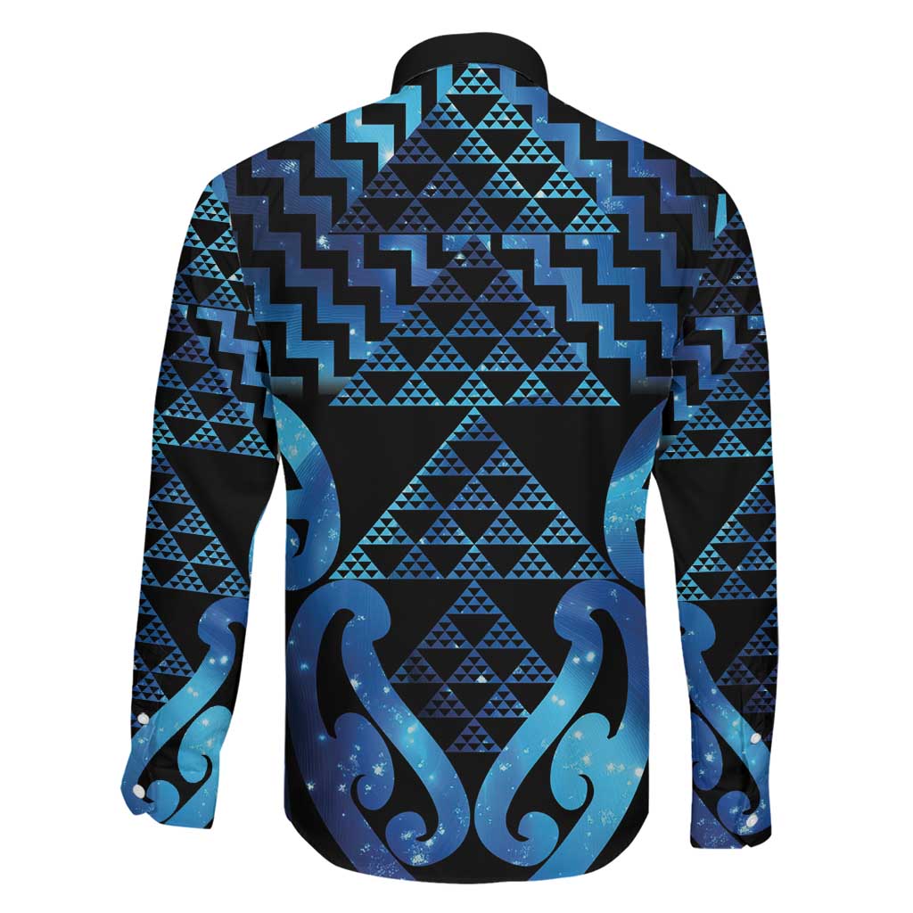 Taniko Motifs Matariki New Zealand Family Matching Tank Maxi Dress and Hawaiian Shirt NZ Niho Taniwha Poutama