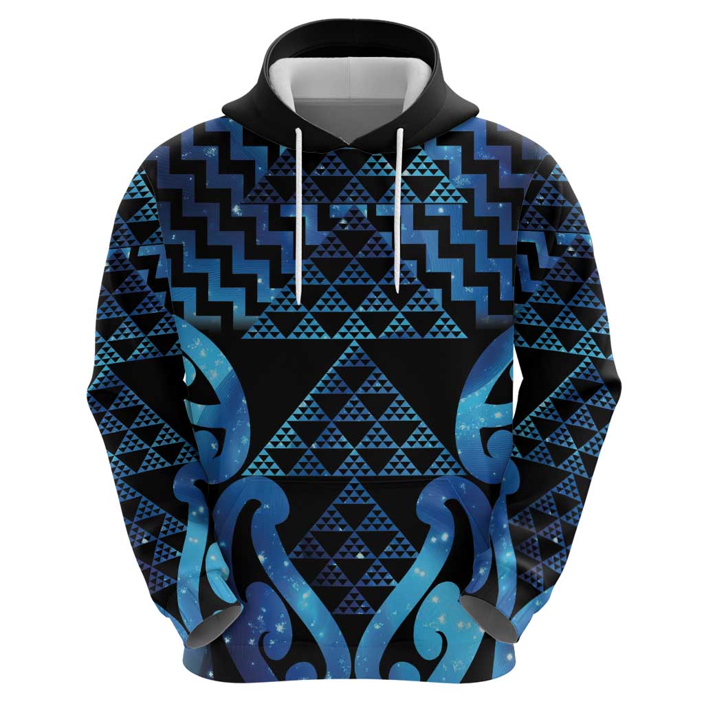 Taniko Motifs Matariki New Zealand Hoodie NZ Niho Taniwha Poutama