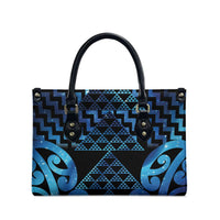 Taniko Motifs Matariki New Zealand Leather Bag NZ Niho Taniwha Poutama