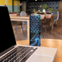 Taniko Motifs Matariki New Zealand Skinny Tumbler NZ Niho Taniwha Poutama