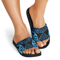 Taniko Motifs Matariki New Zealand Slide Sandals NZ Niho Taniwha Poutama