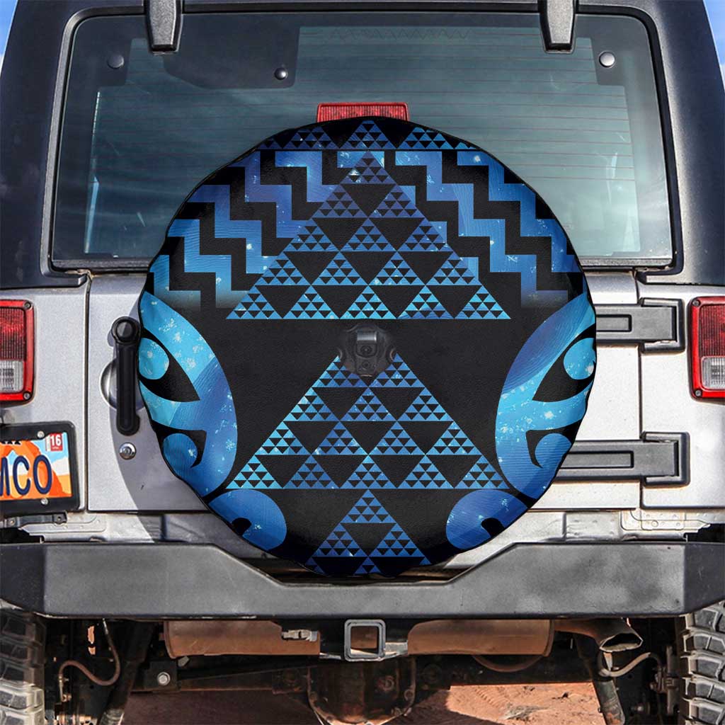 Taniko Motifs Matariki New Zealand Spare Tire Cover NZ Niho Taniwha Poutama