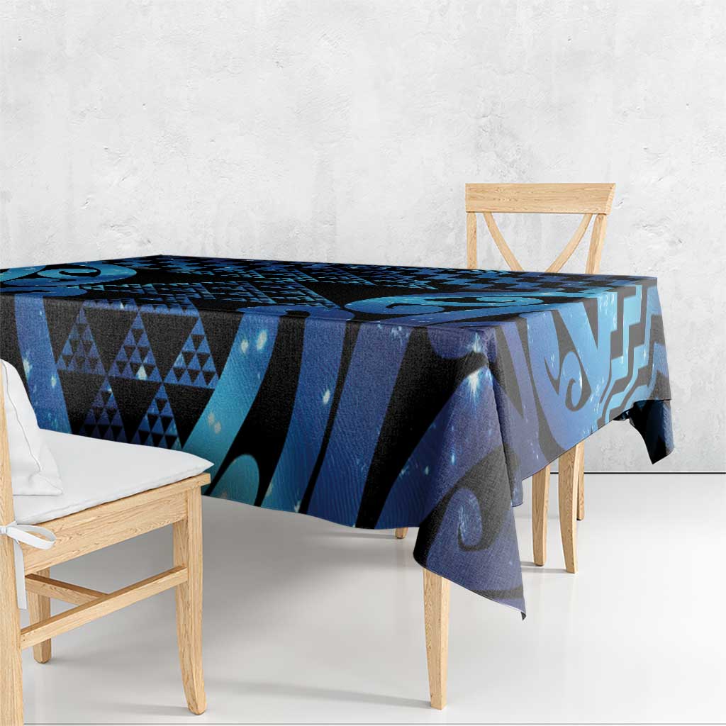 Taniko Motifs Matariki New Zealand Tablecloth NZ Niho Taniwha Poutama