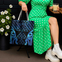 Taniko Motifs Matariki New Zealand Tote Bag NZ Niho Taniwha Poutama LT14 - Polynesian Pride