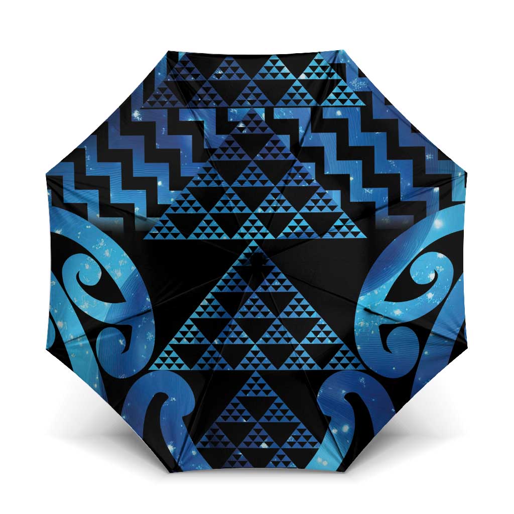 Taniko Motifs Matariki New Zealand Umbrella NZ Niho Taniwha Poutama