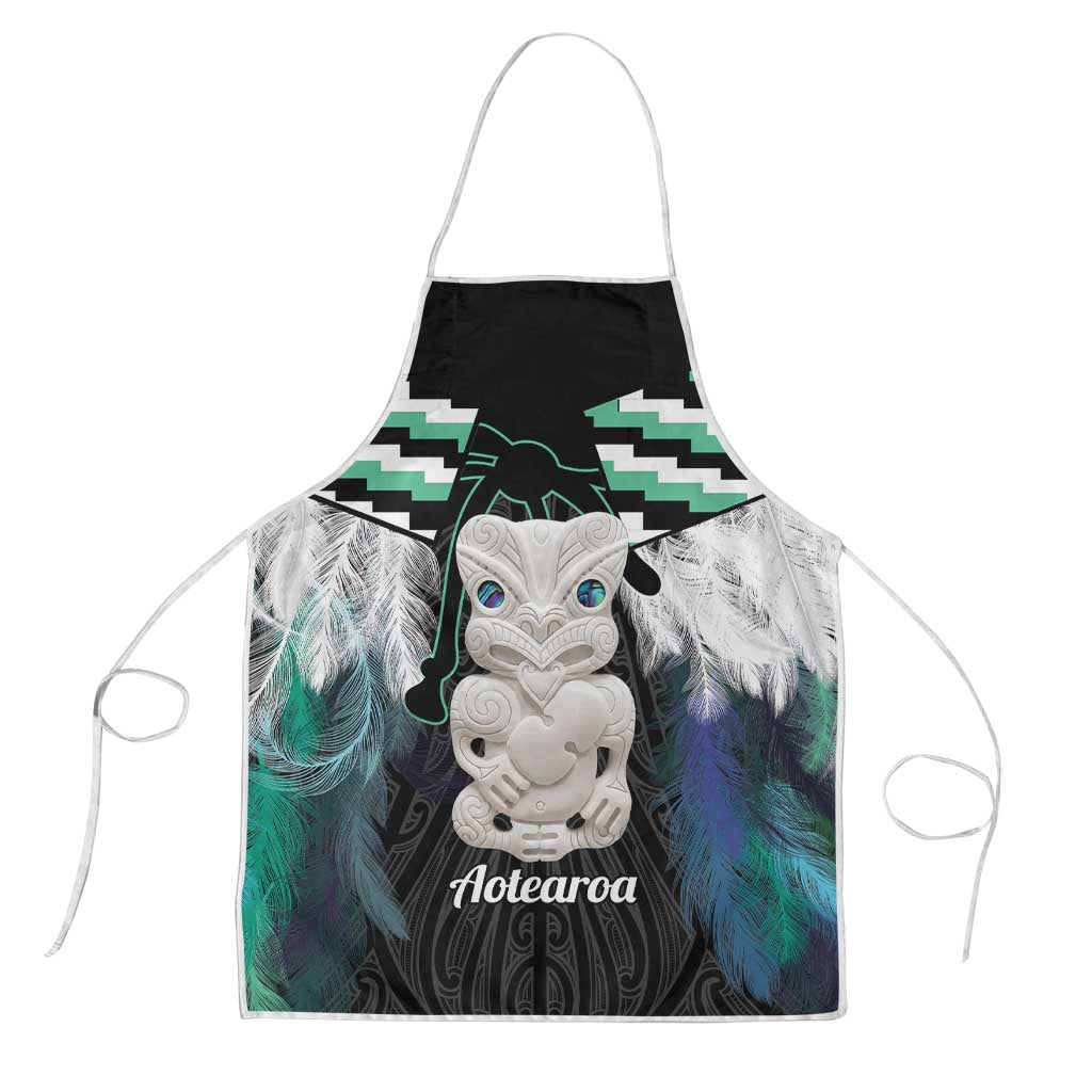 Aotearoa Korowai Motif Apron Hei Tiki Poutama Maori Pattern - Polynesian Pride