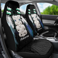 Aotearoa Korowai Motif Car Seat Cover Hei Tiki Poutama Maori Pattern