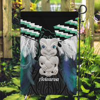 Aotearoa Korowai Motif Garden Flag Hei Tiki Poutama Maori Pattern