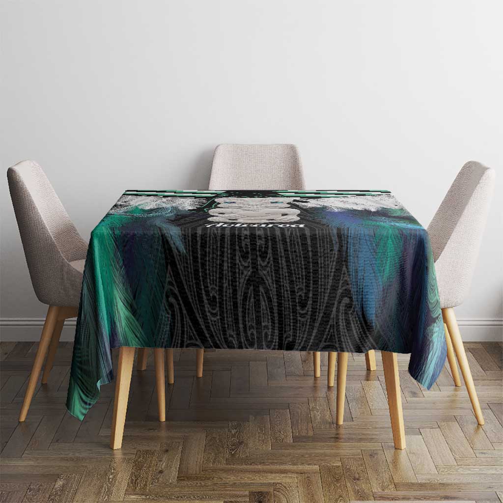 Aotearoa Korowai Motif Tablecloth Hei Tiki Poutama Maori Pattern