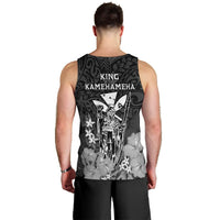 Polynesian Pride King Kamehameha Day Hawaii Men Tank Top Polynesia Tribal Kanaka And Hibiscus Black LT14 - Polynesian Pride