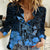Polynesian Pride King Kamehameha Day Hawaii Women Casual Shirt Polynesia Tribal Kanaka And Hibiscus Blue LT14 Female Blue - Polynesian Pride