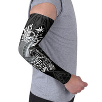 Guam Blue Marlin Fishing Arm Sleeves Guahan Fish Hook Tattoo Black Version