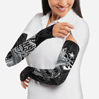Guam Blue Marlin Fishing Arm Sleeves Guahan Fish Hook Tattoo Black Version