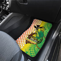 Hawaii Blue Marlin Fishing Car Mats Hawaiian Kanaka Kakau Reggae