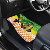 Hawaii Blue Marlin Fishing Car Mats Hawaiian Kanaka Kakau Reggae