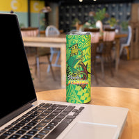 Hawaii Blue Marlin Fishing Skinny Tumbler Hawaiian Kanaka Kakau Reggae