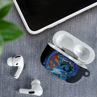 Personalised Blue Marlin Fishing New Zealand AirPods Case NZ Kiwi Cowboy Born To Fish