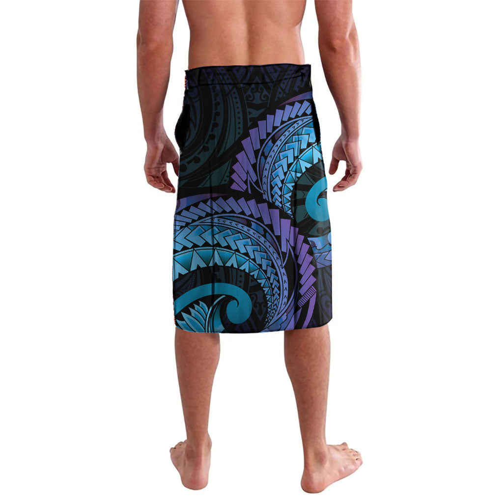 Personalised Blue Marlin Fishing New Zealand Lavalava NZ Kiwi Cowboy Born To Fish LT14 - Polynesian Pride