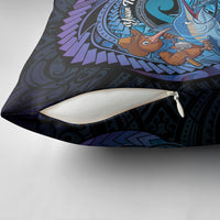 Personalised Blue Marlin Fishing New Zealand Pillow Cover NZ Kiwi Cowboy Born To Fish