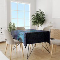 Personalised Blue Marlin Fishing New Zealand Tablecloth NZ Kiwi Cowboy Born To Fish