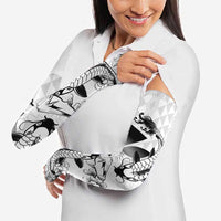 Japan And Hawaii Arm Sleeves Sakura Koi Fish Hawaiian Lei Kanaka - Polynesian Pride