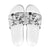 Japan And Hawaii Slide Sandals Sakura Koi Fish Hawaiian Lei Kanaka - Polynesian Pride