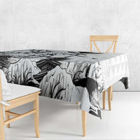 Japan And Hawaii Tablecloth Sakura Koi Fish Hawaiian Lei Kanaka - Polynesian Pride