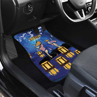 Japan Obon Festival Car Mats Sakura Lanterns With Bon Dance - Polynesian Pride