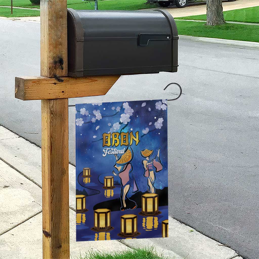 Japan Obon Festival Garden Flag Sakura Lanterns With Bon Dance - Polynesian Pride