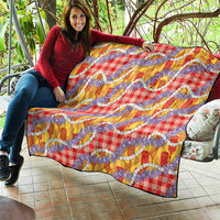 Hawaii Kahili Palaka Motifs Quilt Hawaiian Honohono Pikake Lei